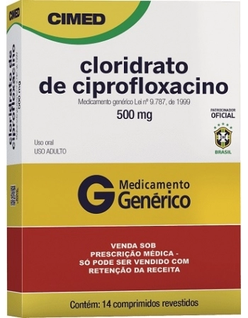 CIPROFLOXACINO 500MG C/14CPR REV GEN