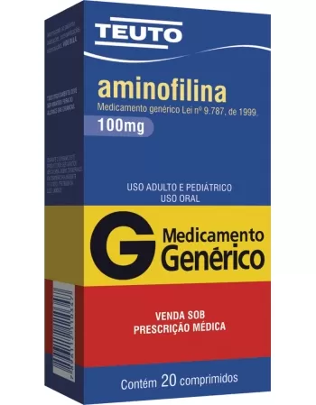 AMINOFILINA 100MG C/20CPR GEN