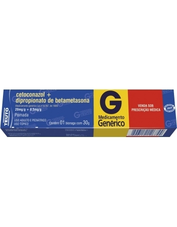 CETOCONAZOL+BETAMETASONA PDA 30G GEN