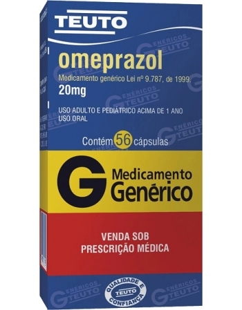 OMEPRAZOL 20MG C/56CPS GEN