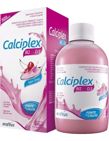 CALCIPLEX B12+D3 SUSP OR 240ML-CEREJA