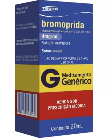 BROMOPRIDA 4MG/ML SOL OR 20ML GEN