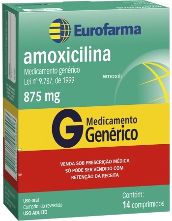 AMOXICILINA 875MG C/14CPR REV GEN