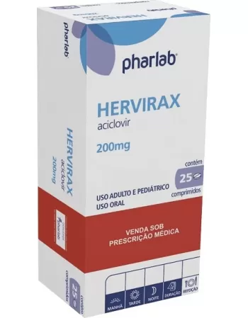 HERVIRAX 200MG C/25CPR