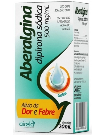 ABERALGINA 500MG/ML GTS 20ML