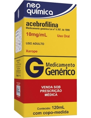 ACEBROFILINA 10MG/ML XPE AD 120ML GEN