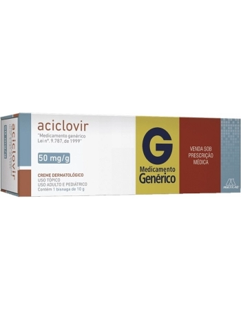 ACICLOVIR 50MG/G CR 10G GEN