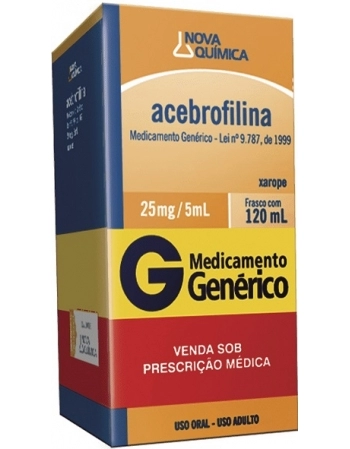 ACEBROFILINA 10MG/ML XPE AD 120ML GEN