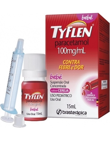 TYFLEN BEBE 100MG/ML SUSP OR 15ML-CEREJA