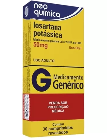 LOSARTANA POTASS. 50MG C/30CPR REV GEN