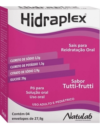 HIDRAPLEX PO C/4ENV 27,9G-TUTTI-FRUTTI