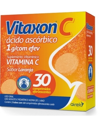 VITAXON C 1G C/30CPR EFERV-LARANJA