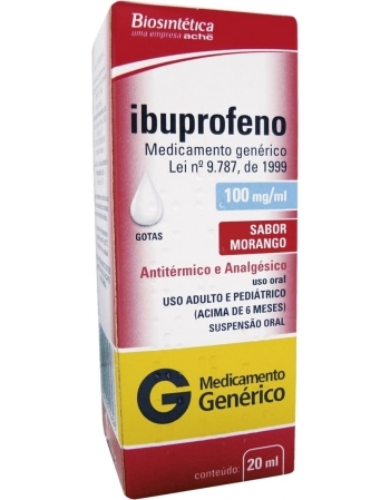 IBUPROFENO 100MG/ML GTS 20ML GEN