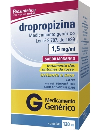 DROPROPIZINA 3MG/ML XPE 120ML GEN