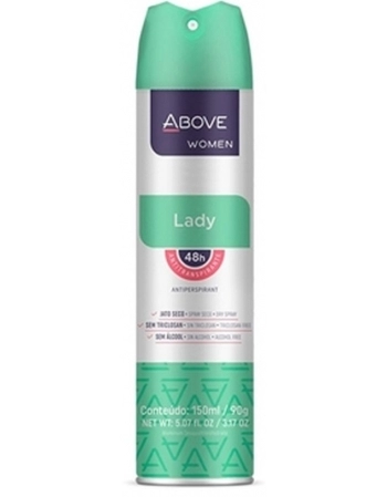 ANTITRANSPIRANTE 48H ABOVE 150ML-LADY