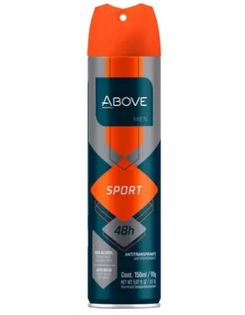 ANTITRANSPIRANTE 48H ABOVE AER 150ML-SPORT