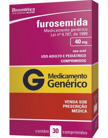 FUROSEMIDA 40MG C/30CPR GEN