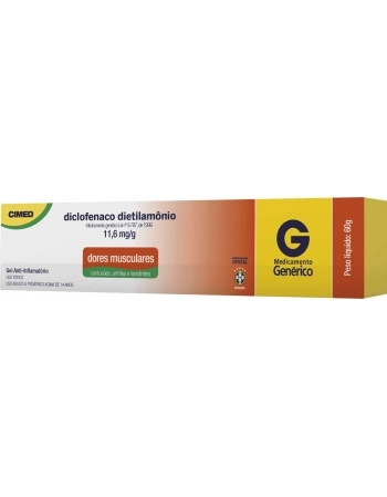 DICLOF.DIETILAMONIO 11,6MG/G GEL 60G GEN