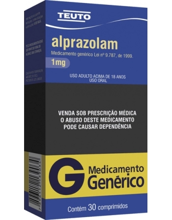 ALPRAZOLAM 1MG C/30CPR GEN (B1)