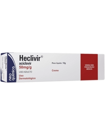 HECLIVIR 50MG/G CR 10G