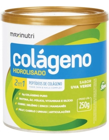 COLAGENO HIDROLISADO 2EM1 PO 250G-UVA VERDE