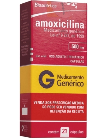 AMOXICILINA 500MG C/21CPS GEN