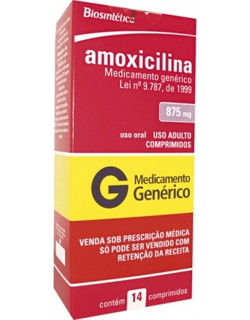 AMOXICILINA 875MG C/14CPR GEN