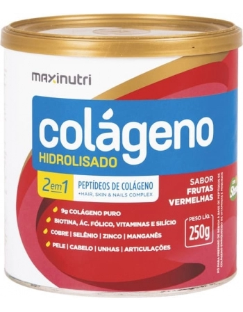 COLAGENO HIDROLISADO 2EM1 PO 250G-FRUTAS VERMELHAS