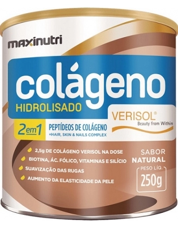 COLAGENO HIDROLISADO 2EM1 PO 250G-VERISOL-NATURAL