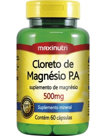 CLORETO MAGNESIO P.A 500MG C/60CPS