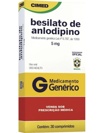 ANLODIPINO 5MG C/30CPR GEN