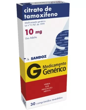 TAMOXIFENO 10MG C/30CPR REV GEN
