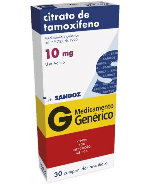 TAMOXIFENO 10MG C/30CPR REV GEN