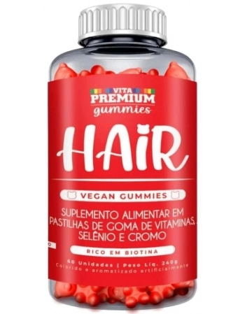 HAIR GUMMIES C/60 GOMAS MAST-MORANGO