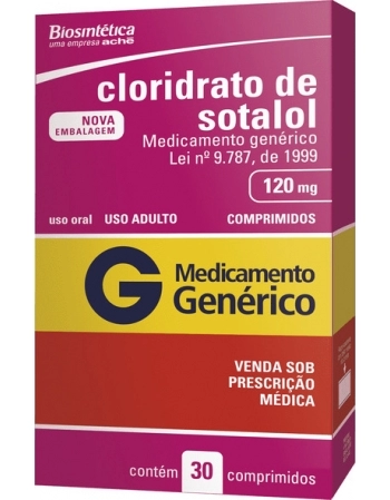 SOTALOL 120MG C/30CPR GEN