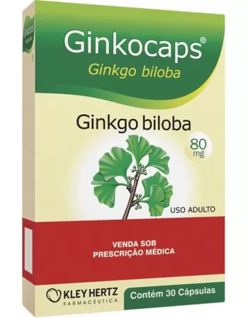 GINKOCAPS 80MG C/30CPS