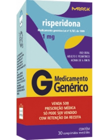 RISPERIDONA 1MG C/30CPR REV GEN (C1)