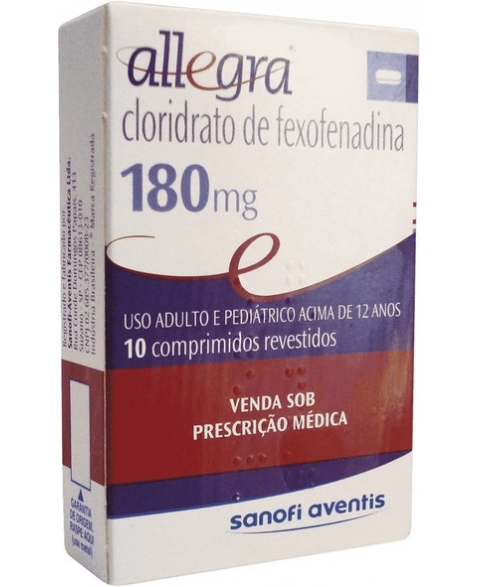 ALLEGRA 180MG C/10CPR