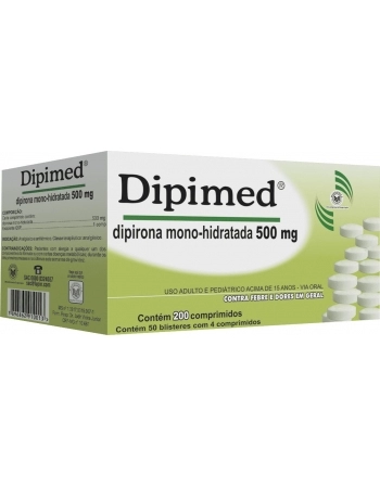 DIPIMED 500MG C/200CPR-50X04