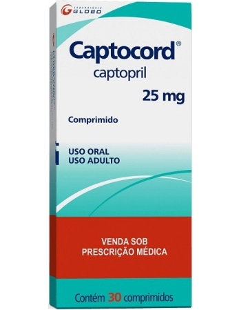 CAPTOCORD 25MG C/30CPR