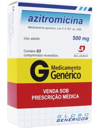 AZITROMICINA 500MG C/3CPR REV GEN