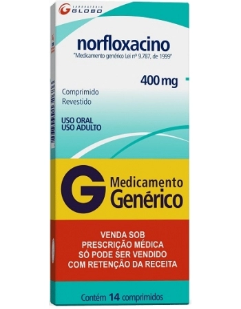 NORFLOXACINO 400MG C/14CPR REV GEN