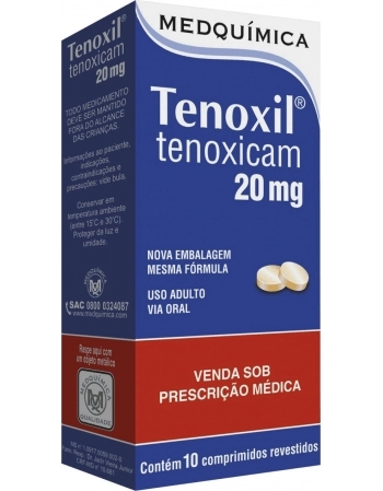 TENOXIL 20MG C/10CPR REV