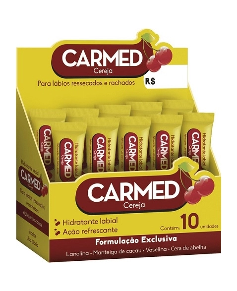 CARMED HIDRAT.LABIAL 10X10G-CEREJA