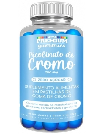 GUMMIES CROMO C/30 GOMAS-BLUEBERRY