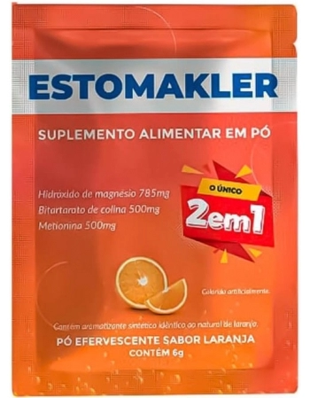 ESTOMAKLER DISP C/50SCH 6G-LARANJA