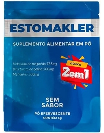 ESTOMAKLER DISP C/50SCH 6G-SEM SABOR