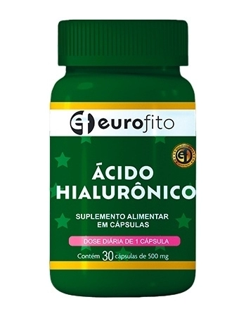 EUROFITO AC.HIALURONICO 500MG C/30CPS