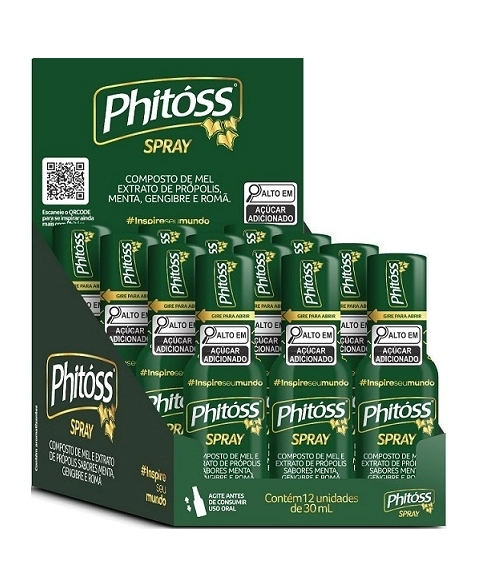 PHITOSS SPR 12X30ML-MENTA/GENGIBRE/ROMA