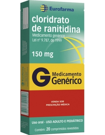 RANITIDINA 150MG C/20CPR REV GEN